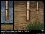 Weathered Wood Siding Pat...