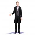 Classy Black Frock Coat with White Shirt Screenshot