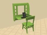 Wall Mounted Desk in LACK Colours. Screenshot